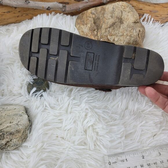 Dockers brown suede adjustable strap clogs - Picture 10 of 11